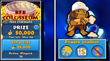 Going With The Most Broken Powers In BFB Colosseum | Bloons TD Battles