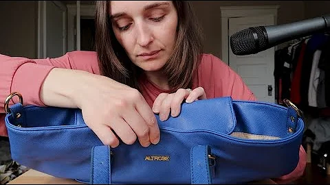 My Very Blue Hand Bag ~ Purse Sounds with Whispering