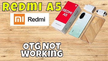 How to Use OTG on Redmi A5 | OTG Not Working Fix Tutorial