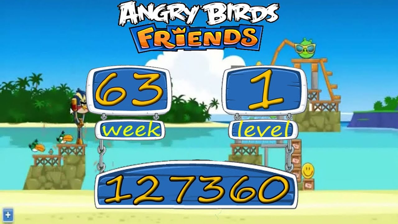 Angry Birds Friends Tournament Week 63 Level 1 High Score 127 K facebook