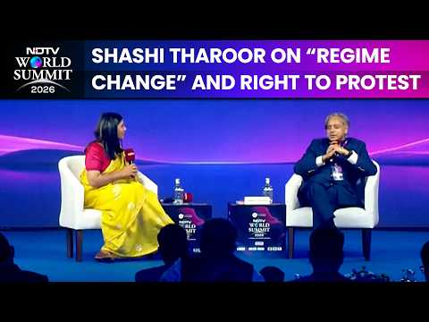 Shashi Tharoor On Regime Change, Western Interference And The Right To Protest