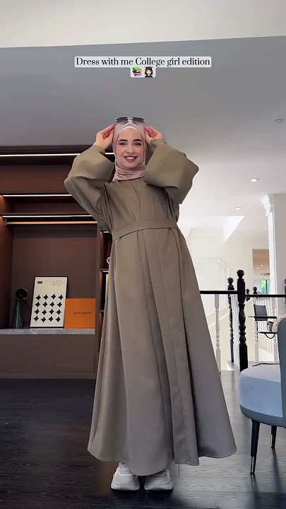 Hijabi look for my school ootd #abaya #abayaworld #hijab #modestfashion #islamicclothing #hijabstyle
