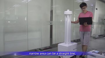 UV disinfection robot - Map building - 1