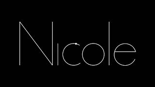 A Student’s Animation with Manim | Nicole’s Name in Motion