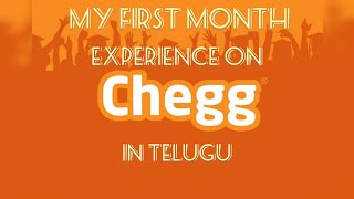 My first month experience on Chegg. #chegg #cheggindia