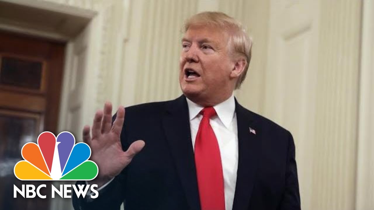 President Donald Trump Says The Whistleblower Is 'Fake' In The 'Impeachment Hoax' | NBC News