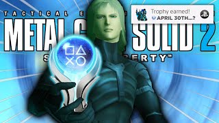 Metal Gear Solid 2's Platinum Trophy is a MASTERPIECE.