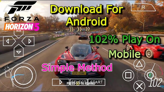 How to play forza horizon 5 on android mobile easily download and