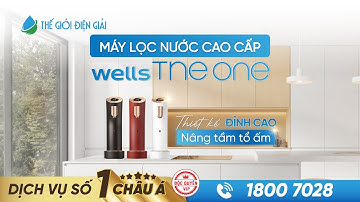 Máy lọc nước Wells The One: Thiết kế đỉnh cao - nâng tầm tổ ấm