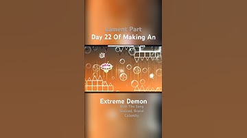 Day 22 Of Making An Extreme Demon With Stained Brutal Calamity #geometrydash #gd #gdupdate #terraria
