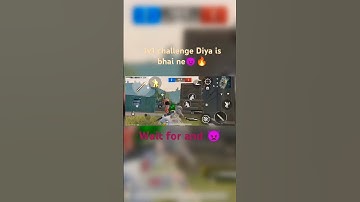 1v1 Challenge Diya is Bhai ne 👿🔥 please bhai subscribe karo👍⚡ Subscribe karo 🙏5K Subscribe #shorts