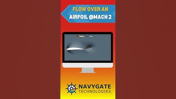Supersonic flow! #cfd #computationalfluiddynamics #openfoam #engineeringsimulation #engineering