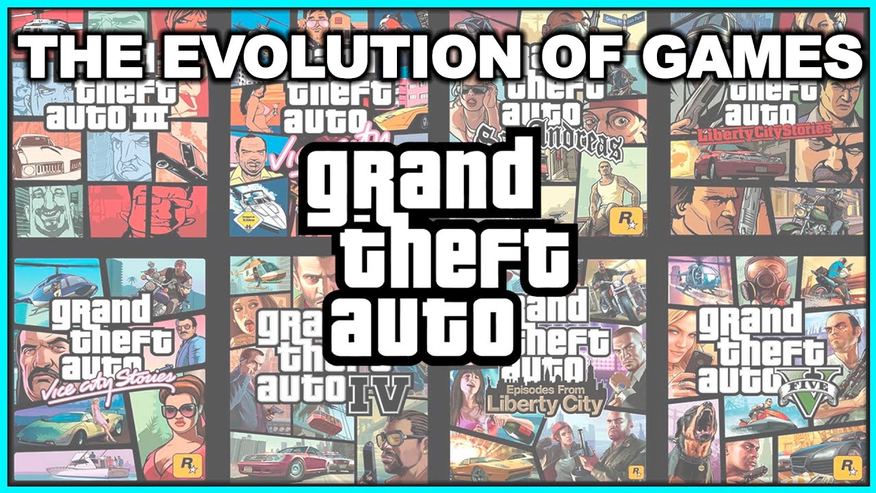 THE EVOLUTION OF GRAND THEFT AUTO GAMES (GTA) - YouTube