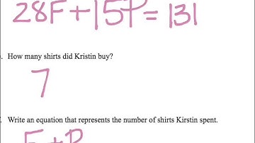 Solving Word Problems using Systems of Equations