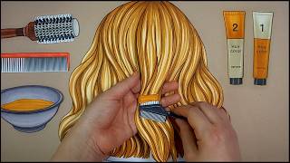 ASMR Hair Salon POV 💇🏼‍♀️ Coloring Your Hair, Relaxing Shampoo & Aesthetic Styling (No Talking) screenshot 5