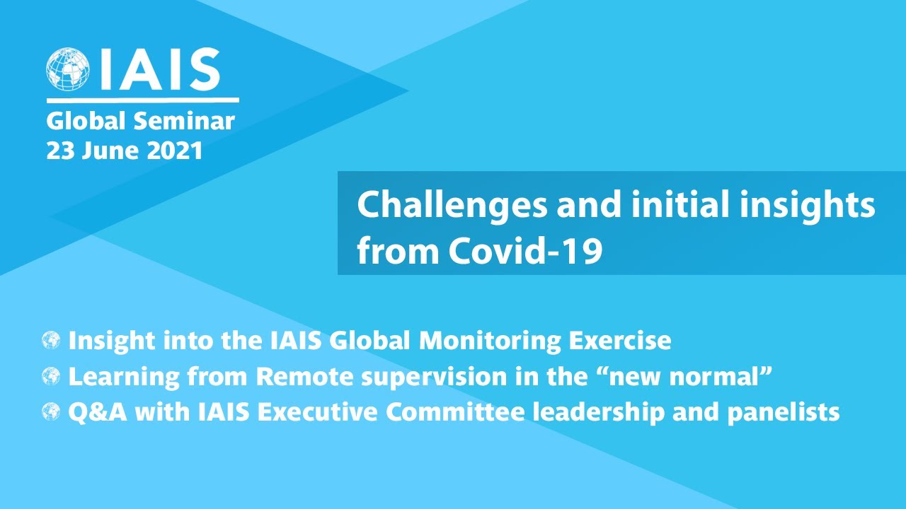 IAIS Global Seminar 23 June 2021 Panel Discussion Initial Insights