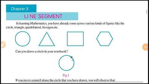 Class -6, chapter -3, line sigment,  part -4