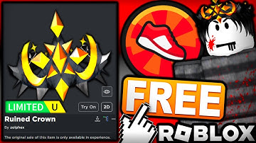 FREE UGC LIMITED! HOW TO GET Ruined Crown! (ROBLOX Mushroom Race Event)