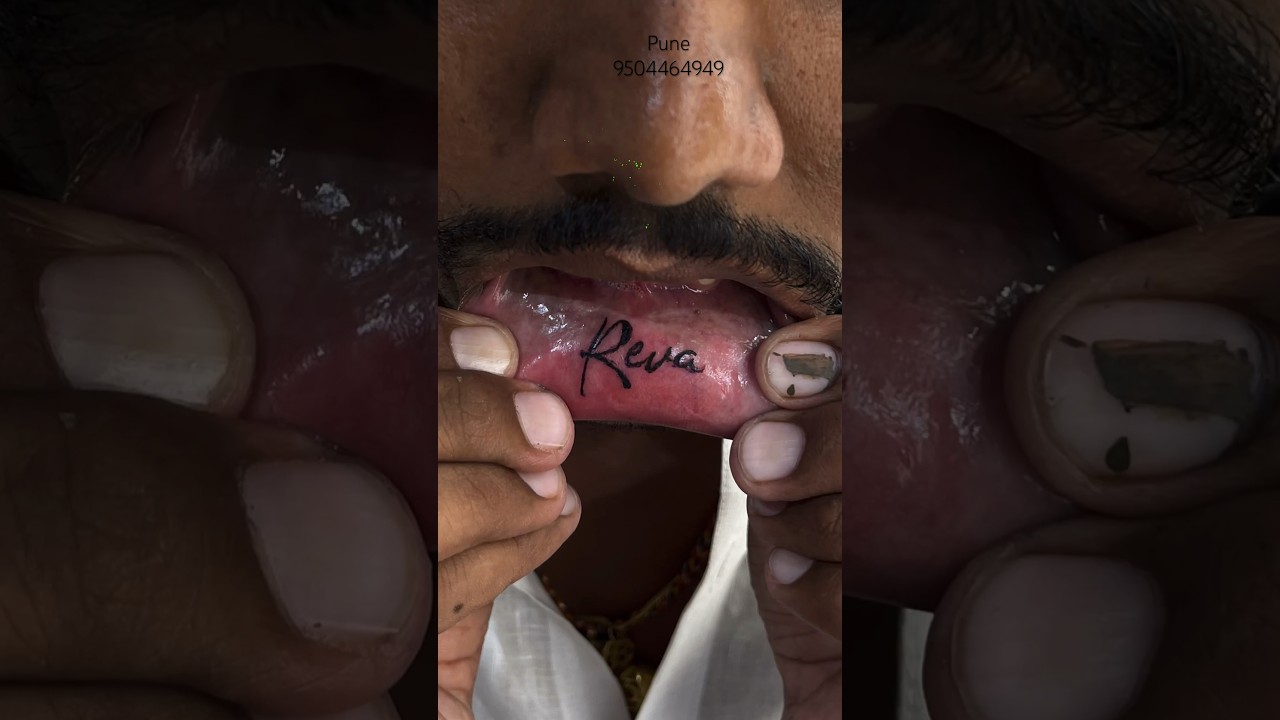 Under lips tattoo 