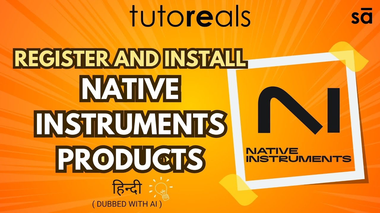 8 - How to register a Native Instruments Product (explained in AI Hindi ...