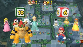 Super Mario Party - Bowser and Mario vs Donkey Kong and Koopa Troopa - Domino Ruins Treasure Hunt