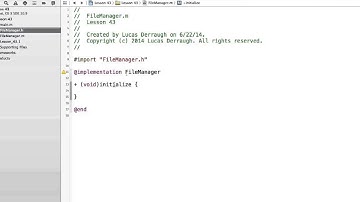 Objective-C on the Mac L43 - Singleton