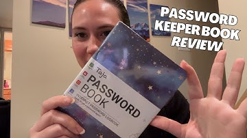 Securing Memories: Detailed Review Video of the Alphabetical Tabs Password Keeper Book