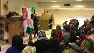 Global Village Project Students Demonstrate The Living Wax Museum