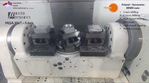 MEGA 30VT demo cuts at Toolex 2019 Sosnowiec | MICRO DYNAMICS