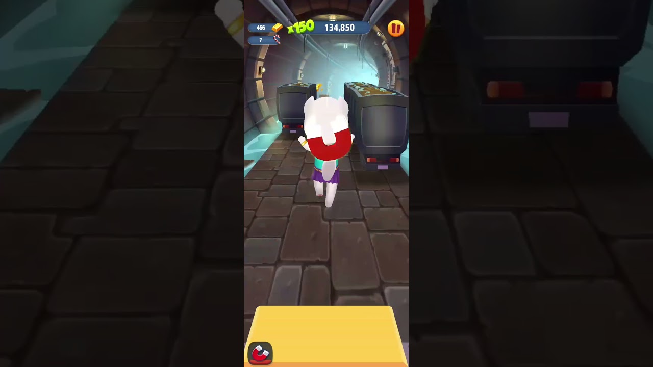 Talking Tom Gold Run Gameplay Neon Angela  