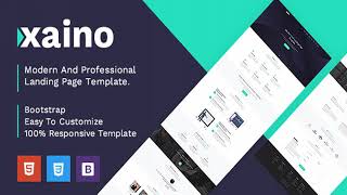 Xaino - Responsive Bootstrap 4 Landing Template | Themeforest Website Templates and Themes