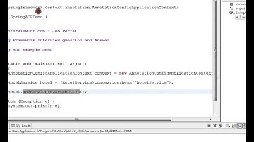 @AFTERTHROWING SPRING AOP EXAMPLE DEMO