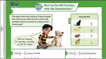 9-3 Add Fractions with Like Denominators