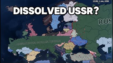 What if USSR was dissolved in 1936 Hoi4 timelapse 1936-1950