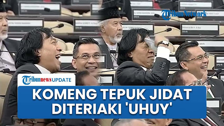 Momen Komeng Kaget Diteriaki 'Uhuy' Jelang Pelantikan Ketua MPR, Langsung Tepuk Jidat Berkali-kali