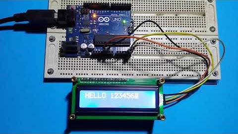 A DIY I2C character LCD built with PCF8574AP For PIC AVR and Arduino