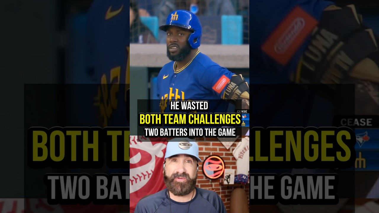 Randy Arozarena wasted BOTH of his team’s challenges two batters into the game 😳🤣