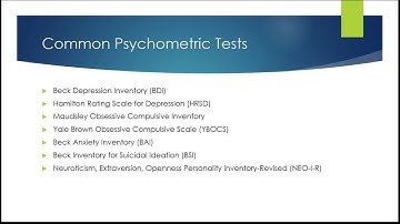 PSY 370 Lecture 8: Psychological Assessment in Middle and Late Adulthood