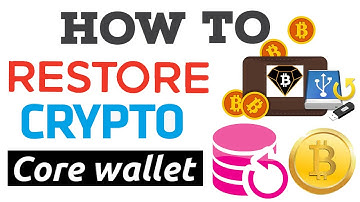 How To Restore Bitcoin Diamond Core Wallet | Cryptocurrency Tutorial