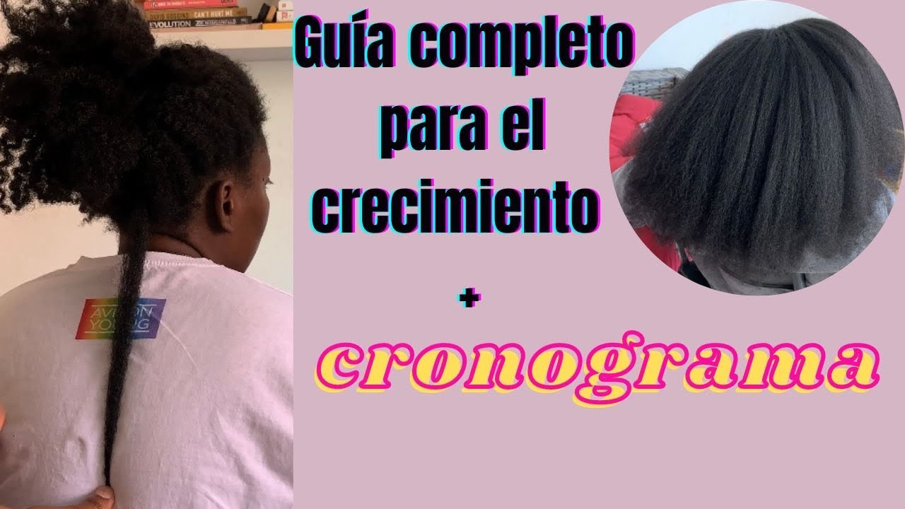 COMO HACER CRECER EL CABELLO afro | CRONOGRAMA CAPILAR | RUTINA PARA EL CRECIMIENTO DEL CABELLO AFRO