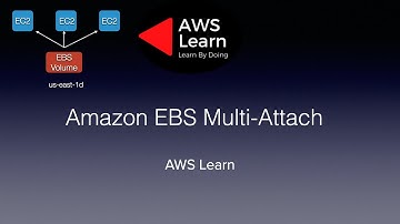 What is EBS Multi Attach and how to attach it to multiple EC2 instances?