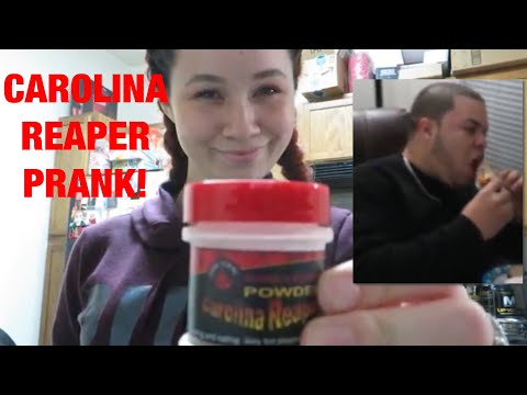 carolina-reaper-pepper-in-bryan’s-food-prank!