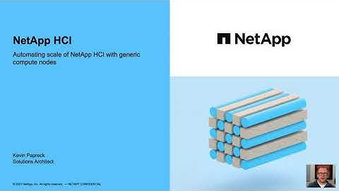 Scaling vCenter with NetApp SolidFire using Ansible Intro and Demo