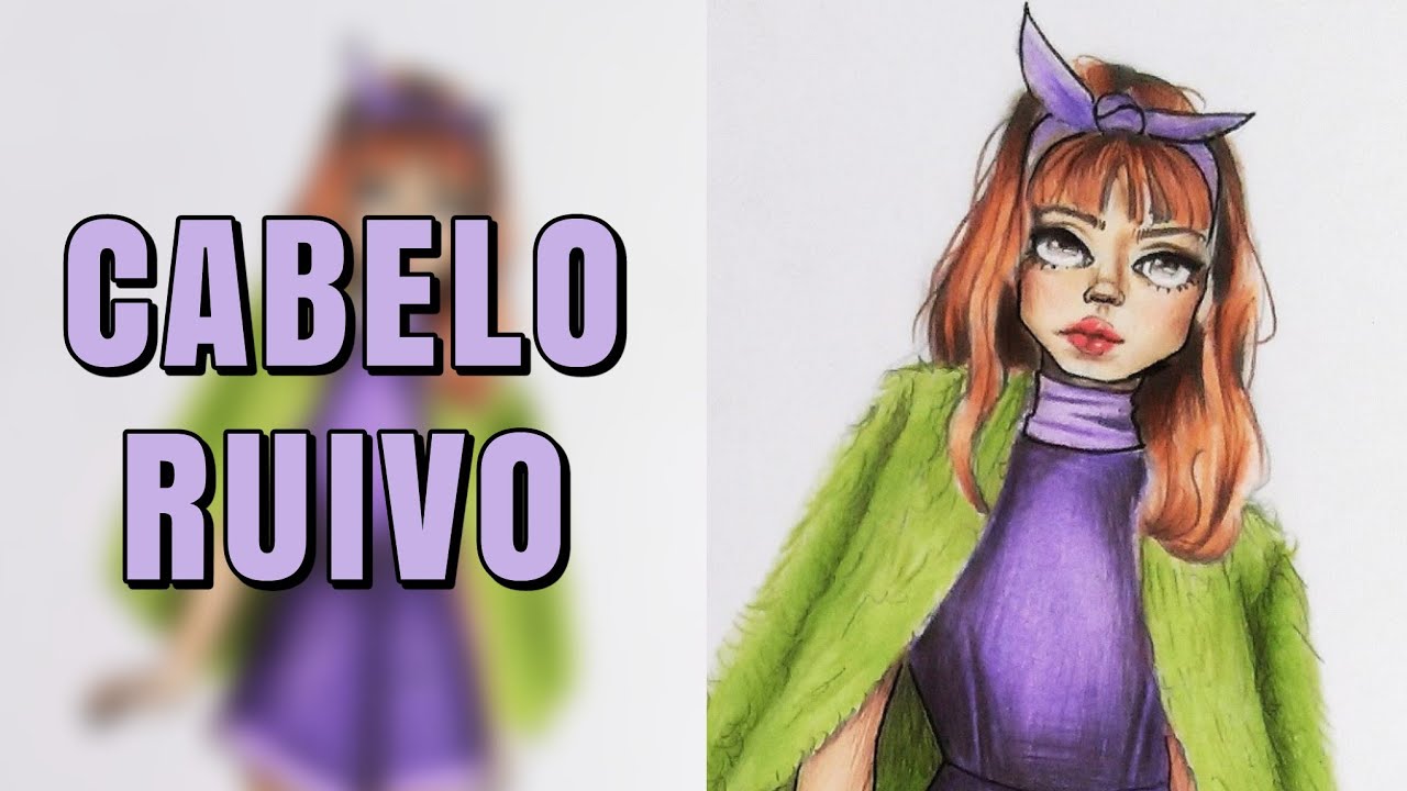 COMO DESENHAR CABELO RUIVO - veda #29 | mateandro