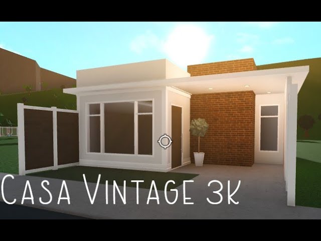 BLOXBURG - CASA MODERNA AESTHETIC - *Speedbuild* - ROBLOX 