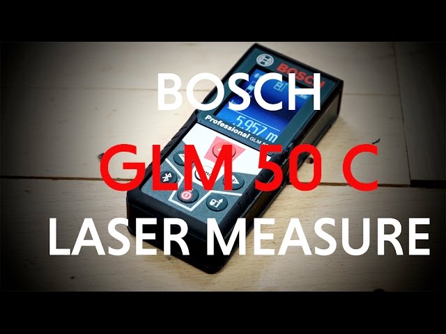 Bosch GLM 50 C Professional Laser Measure from Toolstop.co.uk - YouTube