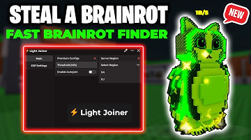 [BRAINROT FINDER🔥] LIGHT JOINER ☄️ STEAL A BRAINROT PET FINDER 200M/s+, 500M/s+ BRAINROT, EU SERVER