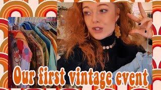 Our first vintage event & Items I don't understand didn't sell