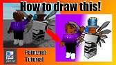 Roblox How To Cartoon Your Character Paint Net Youtube - draw your roblox avatar in a cartoon style by mightyrice