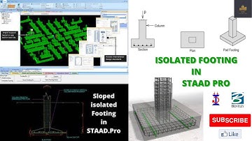 ISOLATED FOOTING IN STAAD PRO | CONVERT STAAD PRO INTO DWG FILE | MANISHA YADAV | AMEC CAD SOLUTIONS